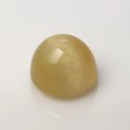 Natural Danburite cats eye 10.59 Carats Yellow Round Cabochon 12x9 mm Loose Gemstone - Image 6