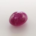 Natural Ruby 2.54 Carats Pinkish Red Oval Cabochon 8x7 mm Loose Gemstone - Image 3