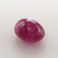 Natural Ruby 2.54 Carats Pinkish Red Oval Cabochon 8x7 mm Loose Gemstone - Image 6