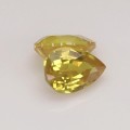 Natural Sapphire Pair 2.58 Carats Golden Yellow Pear 8x5 mm Loose Gemstone - Image 7