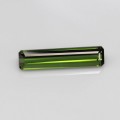 Natural Tourmaline 5.32 Carats Hunter Green Long Emerald Cut-Semi Finish  21x5 mm Loose Gemstone - Image 1