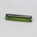 Natural Tourmaline 5.32 Carats Hunter Green Long Emerald Cut-Semi Finish  21x5 mm Loose Gemstone - Image 2