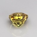 Natural Yellow Sapphire 1.47 Carats Yellow Green Round 6x4 mm Loose Gemstone - Image 4