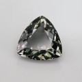 Natural Tourmaline 8.19 Carats Ash Green Trilliant  14x7 mm Loose Gemstone - Image 2