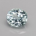 Natural Acrolite Tourmaline 2.27 Carats Half White Oval 8x7 mm Loose Gemstone - Image 2