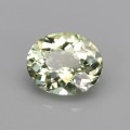 Natural Montebrasite 1.55 Carats Very Light Baby Green Oval 8x7 mm Loose Gemstone - Image 2