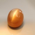 Natural Moonstone cats eye 44.39 Carats Orange Peach Oval Cabochon 23x17 mm Loose Gemstone - Image 1