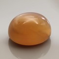 Natural Moonstone cats eye 44.39 Carats Orange Peach Oval Cabochon 23x17 mm Loose Gemstone - Image 3