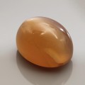 Natural Moonstone cats eye 44.39 Carats Orange Peach Oval Cabochon 23x17 mm Loose Gemstone - Image 5