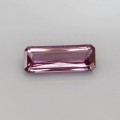 Natural Malaya garnet 2.18 Carats Purplish Pink Emerald Cut 12x5 mm Loose Gemstone - Image 1