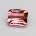 Natural Tourmaline 2.10 Carats Imperial Pink Emerald Cut 8x6 mm Loose Gemstone - Image 3