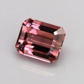Natural Tourmaline 2.10 Carats Imperial Pink Emerald Cut 8x6 mm Loose Gemstone - Image 4