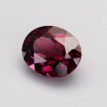 Natural Rhodolite garnet 3.32 Carats Purplish Pink Oval 10x8 mm Loose Gemstone - Image 2