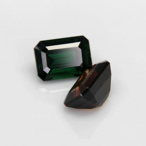 chrome tourmaline fancy pair  2.13cts - 7x5mm chrome tourmaline fancy pair  2.13cts - 7x5mm