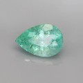 Natural Emerald 2.78 Carats Light Green Pear 12x8 mm Loose Gemstone - Image 2
