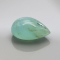 Natural Peru opal 18.55 Carats Paraiba Blue Green Pear Cabochon 28x15 mm Loose Gemstone - Image 2
