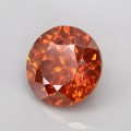 Natural Sphalerite 17.25 Carats Fire Orange Round 15x10 mm Loose Gemstone - Image 3