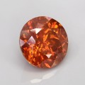Natural Sphalerite 17.25 Carats Fire Orange Round 15x10 mm Loose Gemstone - Image 6
