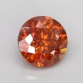 Natural Sphalerite 17.25 Carats Fire Orange Round 15x10 mm Loose Gemstone - Image 7