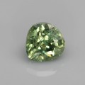 Natural Demantoid garnet 0.97 Carats Green Pear 6x5 mm Loose Gemstone - Image 1