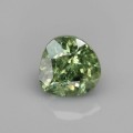 Natural Demantoid garnet 0.97 Carats Green Pear 6x5 mm Loose Gemstone - Image 2