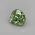 Natural Demantoid garnet 0.97 Carats Green Pear 6x5 mm Loose Gemstone - Image 3