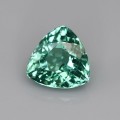 Natural Apatite 1.47 Carats Paraiba Blue Green Trilliant  7x4 mm Loose Gemstone - Image 2