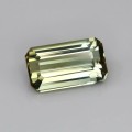Natural Tourmaline 4.13 Carats Honey Yellow Emerald Cut 12x7 mm Loose Gemstone - Image 2