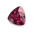 Natural Rhodolite garnet 2.29 Carats Purplish Pink Trilliant  8x5 mm Loose Gemstone - Image 3