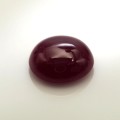 Natural Ruby 8.52 Carats Purplish Pink Oval Cabochon 13x12 mm Loose Gemstone - Image 1