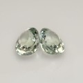 Natural Acrolite Tourmaline Pair 3.78 Carats White Oval 9x7 mm Loose Gemstone - Image 4