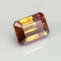 Natural Sphalerite 12.32 Carats Sunset Orange Emerald Cut 13x10 mm Loose Gemstone - Image 6