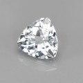 Natural Montebrasite 1.50 Carats White Trilliant  7x5 mm Loose Gemstone - Image 3