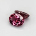 Natural Tourmaline pair 2.29 Carats Purplish Pink Oval 7x6 mm Loose Gemstone - Image 2