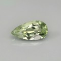 Natural Amblygonite 1.46 Carats Yellowish Green Pear 11x6 mm Loose Gemstone - Image 1