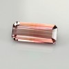 Natural Pink Tourmaline 6.59 Carats Champagne Pink Emerald Cut 16x7 mm Loose Gemstone - Image 2