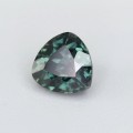 Natural Sapphire 0.82 Carats Teal Blue Green Trilliant  5x4 mm Loose Gemstone - Image 2