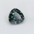 Natural Sapphire 0.82 Carats Teal Blue Green Trilliant  5x4 mm Loose Gemstone - Image 1