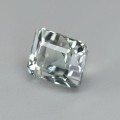 Natural Acrolite Tourmaline 1.81 Carats White Emerald Cut 7x6 mm Loose Gemstone - Image 3