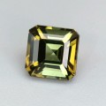 Natural Bi-color tourmaline 1.69 Carats Honey to Green Octagon 7x5 mm Loose Gemstone - Image 2