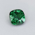 Natural Tsavorite garnet 0.41 Carats Chrome Green Antique Cushion 4x3 mm Loose Gemstone - Image 3