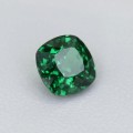 Natural Tsavorite garnet 0.41 Carats Chrome Green Antique Cushion 4x3 mm Loose Gemstone - Image 6