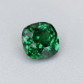 Natural Tsavorite garnet 0.41 Carats Chrome Green Antique Cushion 4x3 mm Loose Gemstone - Image 7