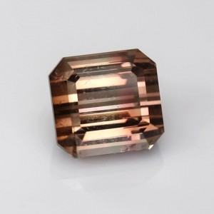 bi-color tourmaline  11.17cts - 12x11mm bi-color tourmaline  11.17cts - 12x11mm