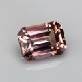 Natural Tourmaline 1.72 Carats Sweet Pink Emerald 8x6 mm Loose Gemstone - Image 1