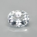 Natural Petalite 5.81 Carats White Oval 14x11 mm Loose Gemstone - Image 1