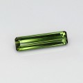 Natural Tourmaline 2.62 Carats Honey Green Long Emerald 17x5 mm Loose Gemstone - Image 1