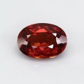 Natural Spessartite garnet 7.32 Carats Orange Red Oval 14x10 mm Loose Gemstone - Image 1