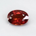 Natural Spessartite garnet 7.32 Carats Orange Red Oval 14x10 mm Loose Gemstone - Image 7