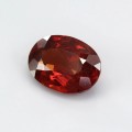 Natural Spessartite garnet 7.32 Carats Orange Red Oval 14x10 mm Loose Gemstone - Image 2